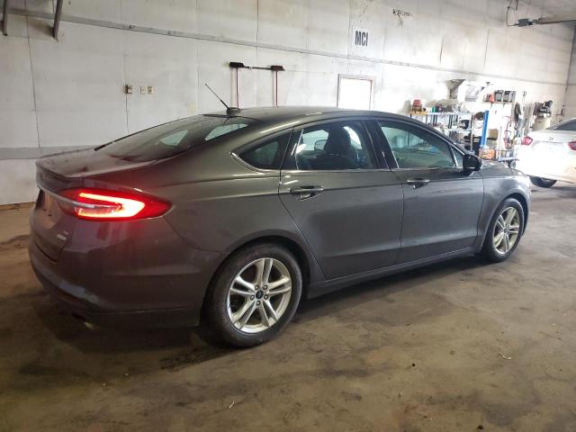 3FA6P0HD3JR266973 - 2018 FORD FUSION SE CHARCOAL photo 3