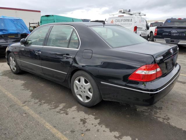 JTHBN36F040161153 - 2004 LEXUS LS 430 BLACK photo 2