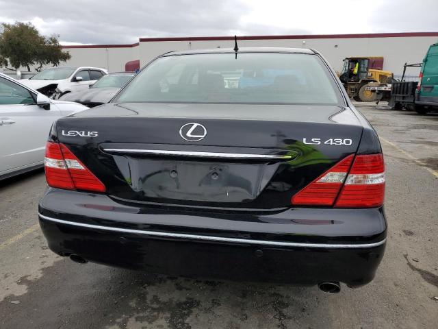 JTHBN36F040161153 - 2004 LEXUS LS 430 BLACK photo 6