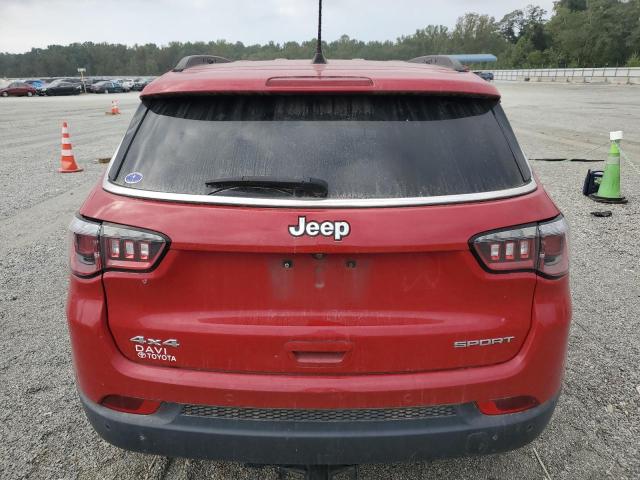 3C4NJDAB2KT659522 - 2019 JEEP COMPASS SPORT Rouge photo 6