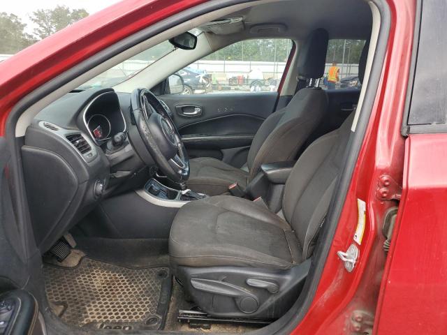 3C4NJDAB2KT659522 - 2019 JEEP COMPASS SPORT Rouge photo 7