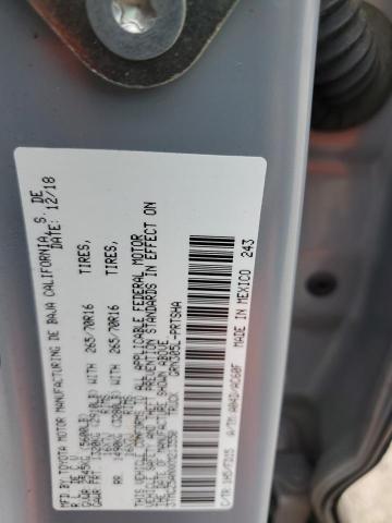 3TMCZ5ANXKM213550 - 2019 TOYOTA TACOMA DOUBLE CAB ვერცხლისფერი ფოტო 12