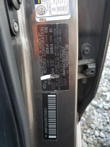 KNAFU4A23D5735857 - 2013 KIA FORTE EX فحمي صورة 12