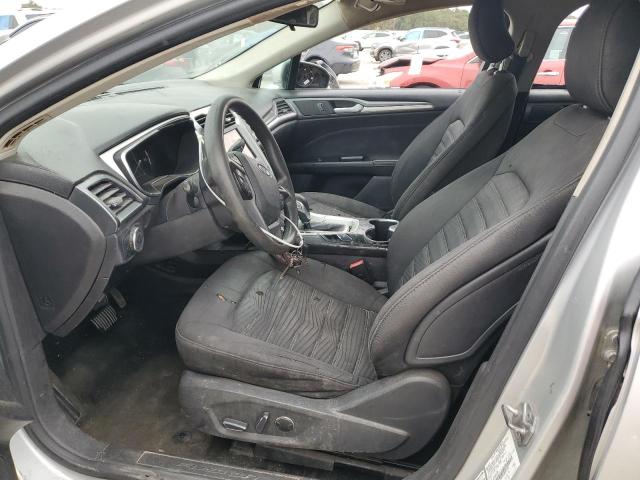 3FA6P0H78GR387033 - 2016 FORD FUSION SE SILVER photo 7