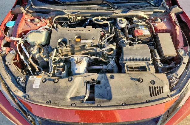 19XFC2F6XLE005565 - 2020 HONDA CIVIC LX RED photo 11