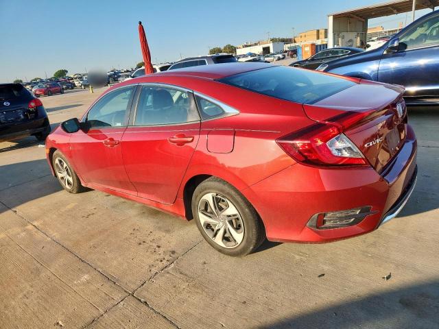 19XFC2F6XLE005565 - 2020 HONDA CIVIC LX RED photo 2