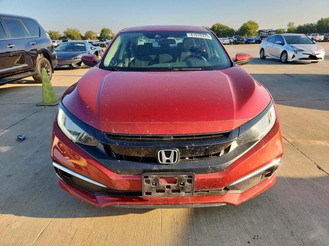 19XFC2F6XLE005565 - 2020 HONDA CIVIC LX RED photo 5