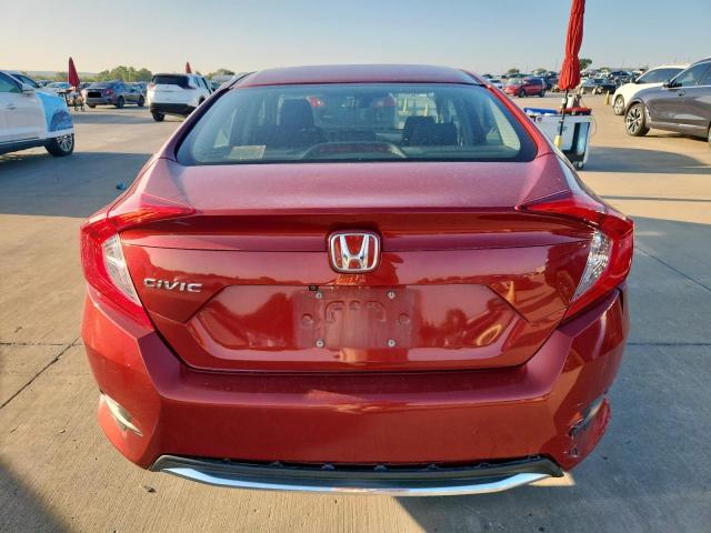 19XFC2F6XLE005565 - 2020 HONDA CIVIC LX RED photo 6