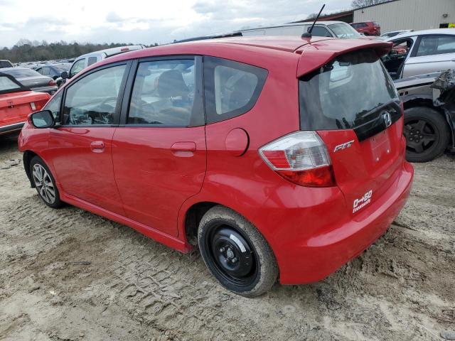 JHMGE8H57CC014266 - 2012 HONDA FIT SPORT RED photo 2