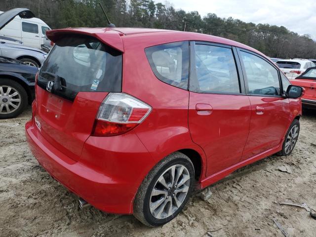 JHMGE8H57CC014266 - 2012 HONDA FIT SPORT RED photo 3