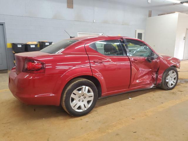 1C3CDZAB2EN199721 - 2014 DODGE AVENGER SE RED photo 3