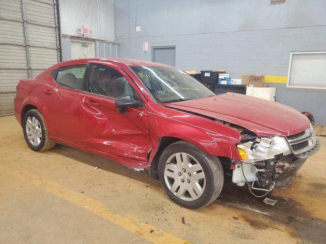 1C3CDZAB2EN199721 - 2014 DODGE AVENGER SE RED photo 4