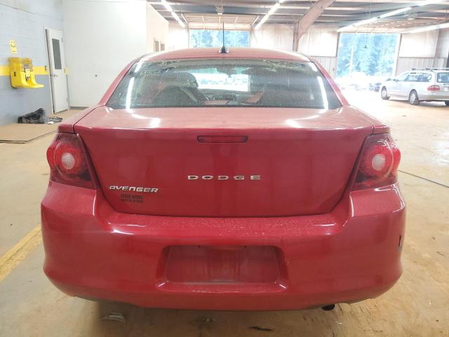 1C3CDZAB2EN199721 - 2014 DODGE AVENGER SE RED photo 6