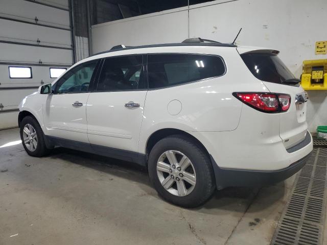 1GNKVHKD0EJ251912 - 2014 CHEVROLET TRAVERSE LT WHITE photo 2