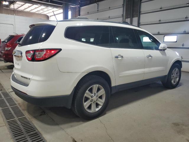 1GNKVHKD0EJ251912 - 2014 CHEVROLET TRAVERSE LT WHITE photo 3