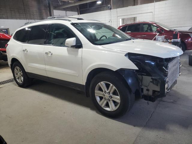 1GNKVHKD0EJ251912 - 2014 CHEVROLET TRAVERSE LT WHITE photo 4