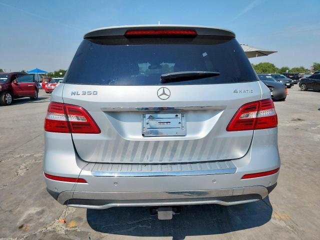 4JGDA5HB3CA037202 - 2012 MERCEDES-BENZ ML 350 4MATIC SILVER photo 6