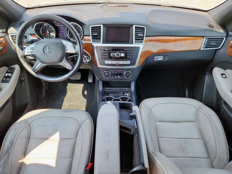 4JGDA5HB3CA037202 - 2012 MERCEDES-BENZ ML 350 4MATIC SILVER photo 8