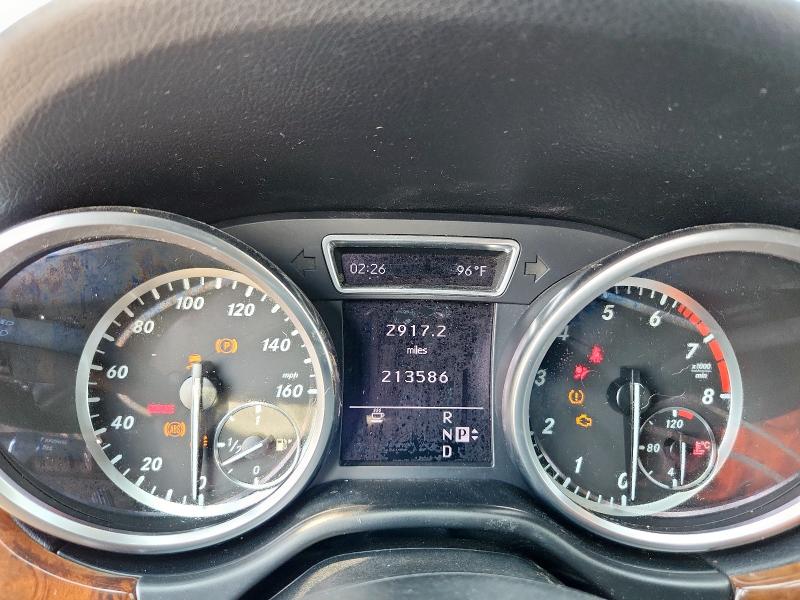 4JGDA5HB3CA037202 - 2012 MERCEDES-BENZ ML 350 4MATIC SILVER photo 9