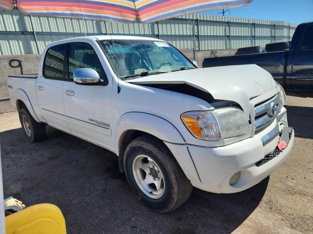 5TBDT44106S554348 - 2006 TOYOTA TUNDRA DOUBLE CAB SR5 WHITE photo 4