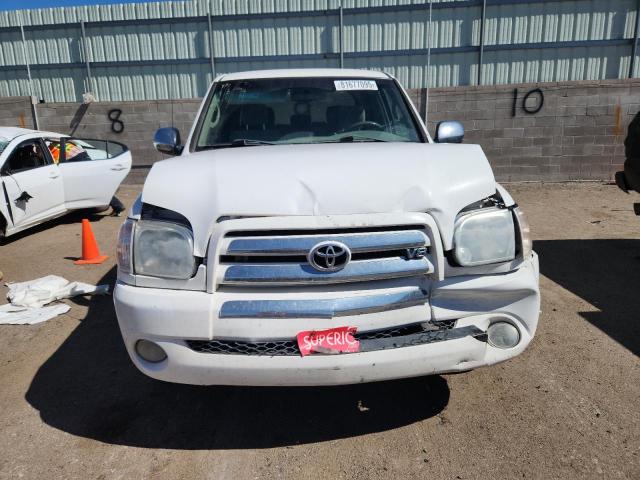 5TBDT44106S554348 - 2006 TOYOTA TUNDRA DOUBLE CAB SR5 WHITE photo 5