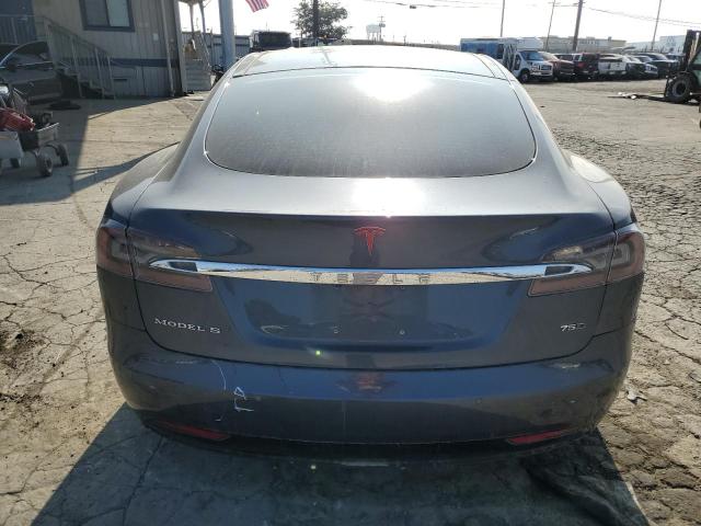 5YJSA1E27JF283456 - 2018 TESLA MODEL S Szary zdjęcie 6