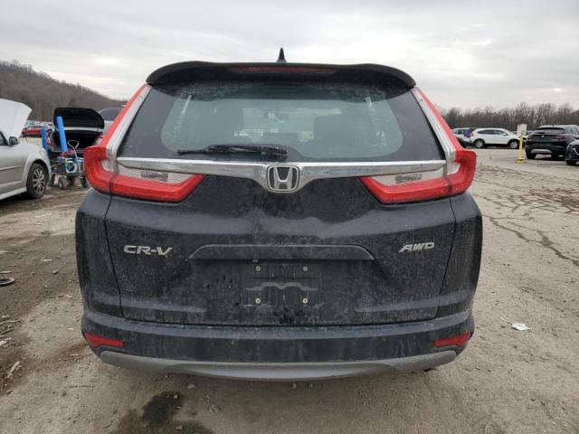 2HKRW6H38KH209838 - 2019 HONDA CR-V LX BLACK photo 6