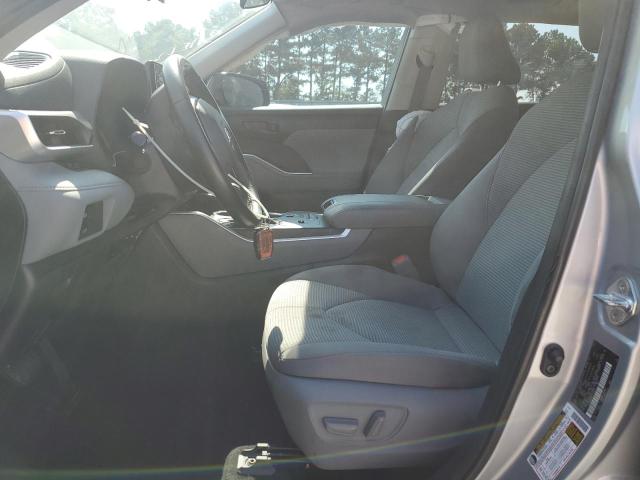 5TDZZRAH7MS529017 - 2021 TOYOTA HIGHLANDER L SILVER photo 7