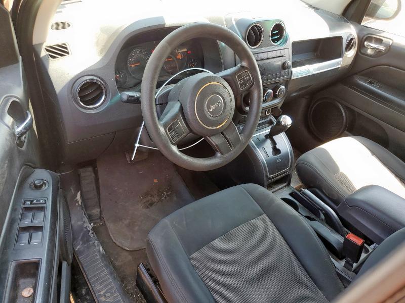 1C4NJCBA8ED581712 - 2014 JEEP COMPASS SPORT Schwarz Foto 8