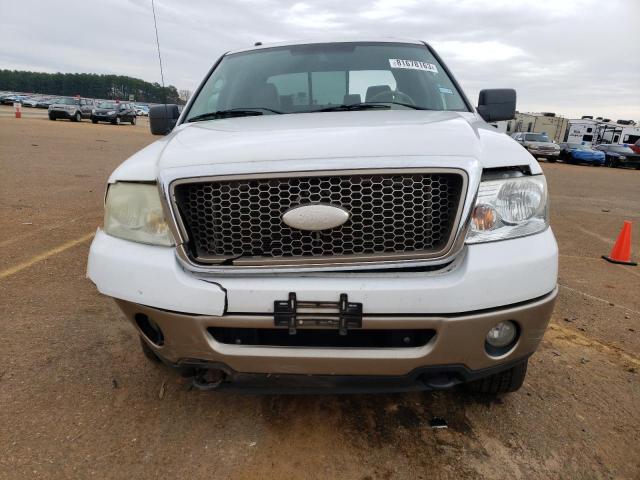 1FTPW14V76FB66515 - 2006 FORD F150 SUPERCREW WHITE photo 5