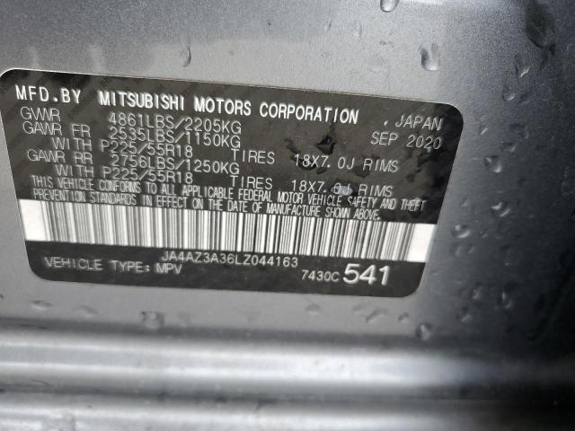 JA4AZ3A36LZ044163 - 2020 MITSUBISHI OUTLANDER SE 银色 照片 13