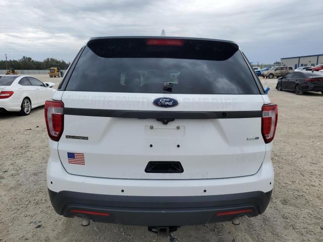 1FM5K8AR8GGB35753 - 2016 FORD EXPLORER POLICE INTERCEPTOR أبيض صورة 6