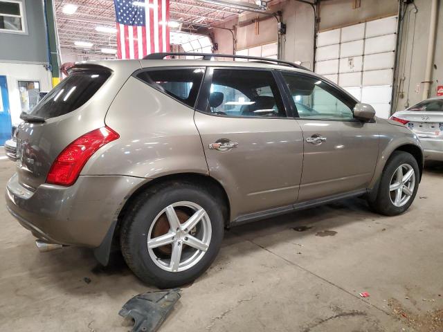 JN8AZ08W73W236556 - 2003 NISSAN MURANO SL TAN photo 3