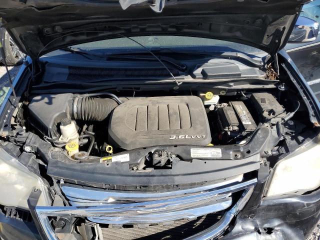 2C4RC1CG5DR645414 - 2013 CHRYSLER TOWN & COU TOURING L BLACK photo 12