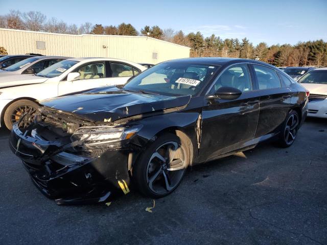 1HGCV1F30MA099071 - 2021 HONDA ACCORD SPORT BLACK photo 1