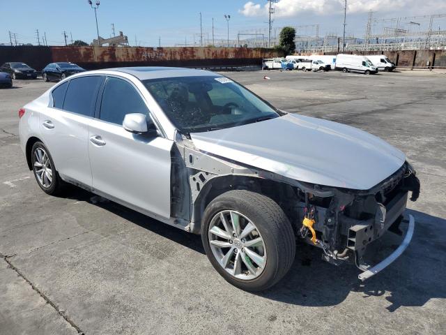 JN1BV7AP7FM336120 - 2015 INFINITI Q50 BASE SILVER photo 4