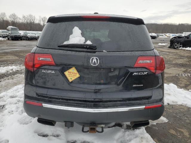 2HNYD2H68BH515204 - 2011 ACURA MDX TECHNOLOGY BLACK photo 6