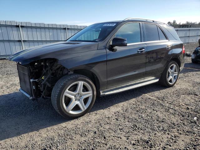 4JGDA5HB3FA609079 - 2015 MERCEDES-BENZ ML 350 4MATIC BLACK photo 1