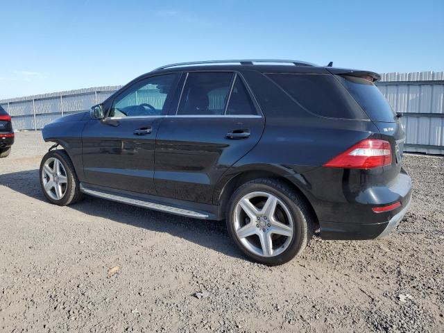 4JGDA5HB3FA609079 - 2015 MERCEDES-BENZ ML 350 4MATIC BLACK photo 2