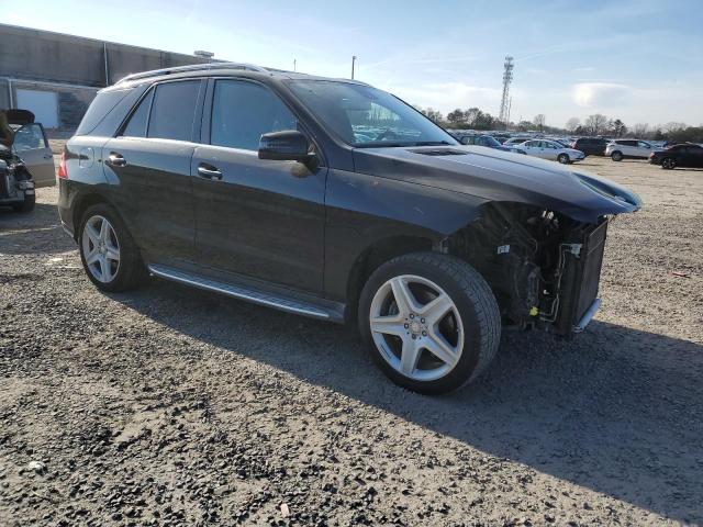 4JGDA5HB3FA609079 - 2015 MERCEDES-BENZ ML 350 4MATIC BLACK photo 4