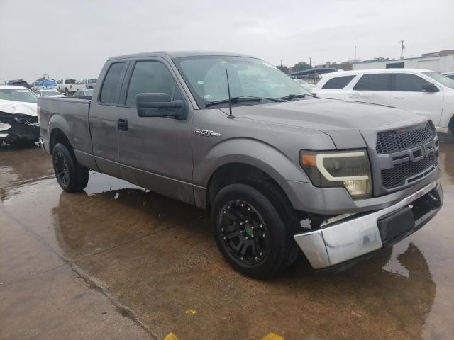 1FTRX12879KB12663 - 2009 FORD F150 2WD SUPER CAB GRAY photo 4