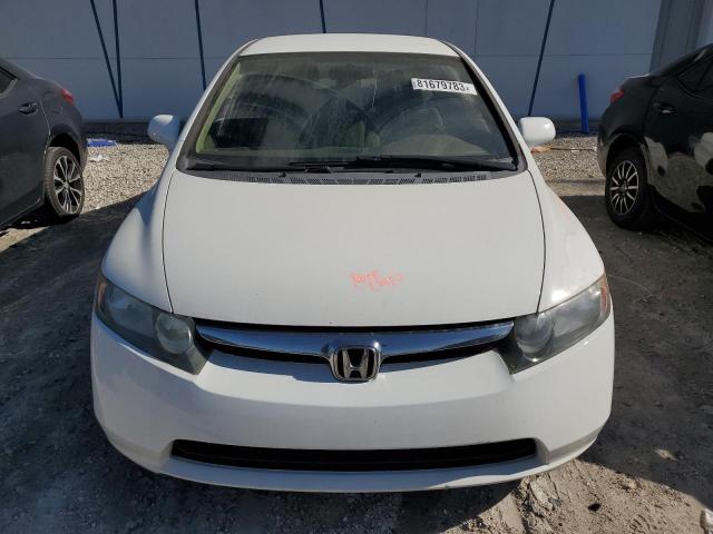 1HGFA16596L035032 - 2006 HONDA CIVIC LX WHITE photo 5