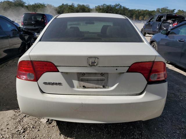 1HGFA16596L035032 - 2006 HONDA CIVIC LX WHITE photo 6