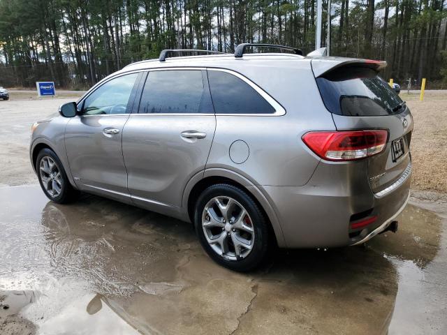 5XYPKDA55GG020260 - 2016 KIA SORENTO SX GRAY photo 2