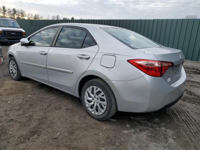 2T1BURHEXHC753120 - 2017 TOYOTA COROLLA L SILVER photo 2