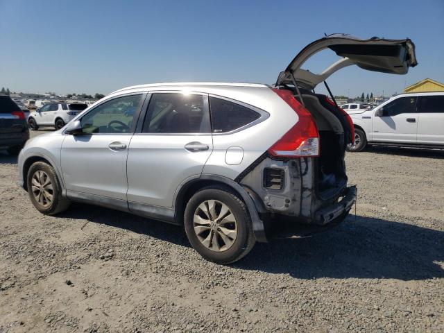 JHLRM3H74CC009594 - 2012 HONDA CR-V EXL SILVER photo 2