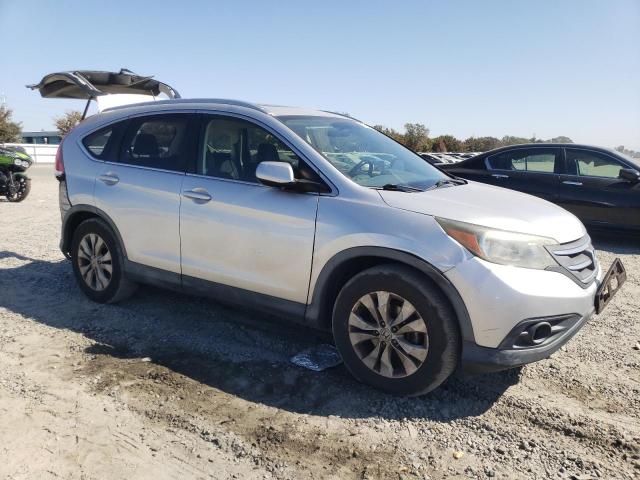 JHLRM3H74CC009594 - 2012 HONDA CR-V EXL SILVER photo 4
