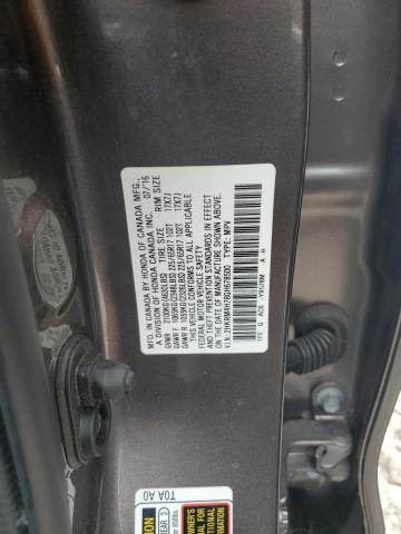 2HKRM4H78GH678500 - 2016 HONDA CR-V EXL ყავისფერი ფოტო 13