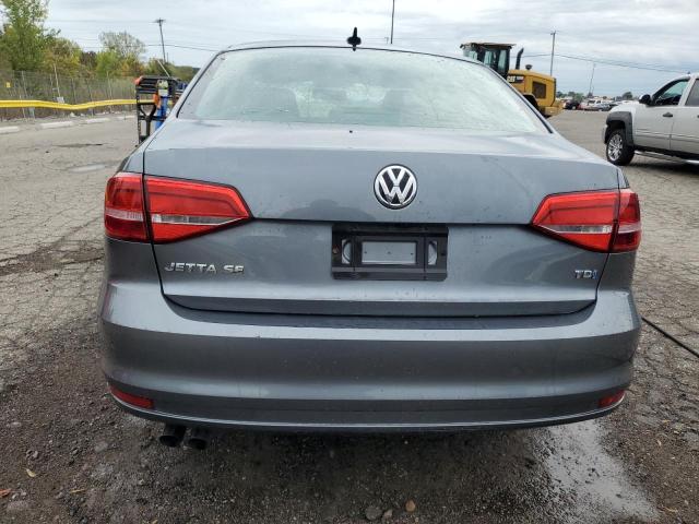 3VWLA7AJ9FM406291 - 2015 VOLKSWAGEN JETTA TDI GRAY photo 6