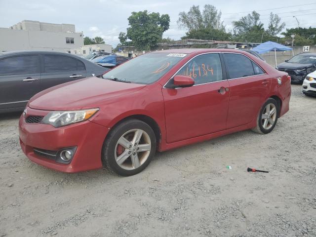 4T1BF1FK4CU585714 - 2012 TOYOTA CAMRY BASE RED photo 1